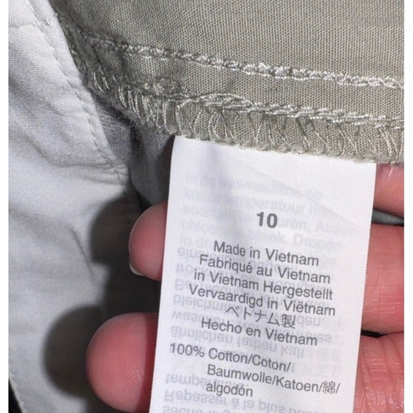 J.Crew Camo Shorts Green Women's Sz. 10 - Picture 4 of 4